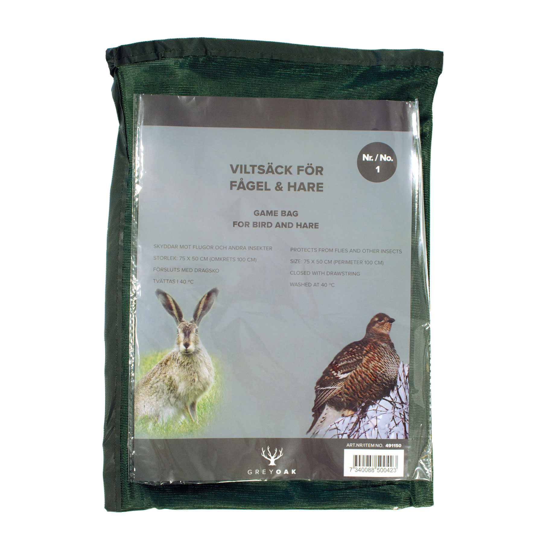 Viltsäck-hare/fågel från Grey oak