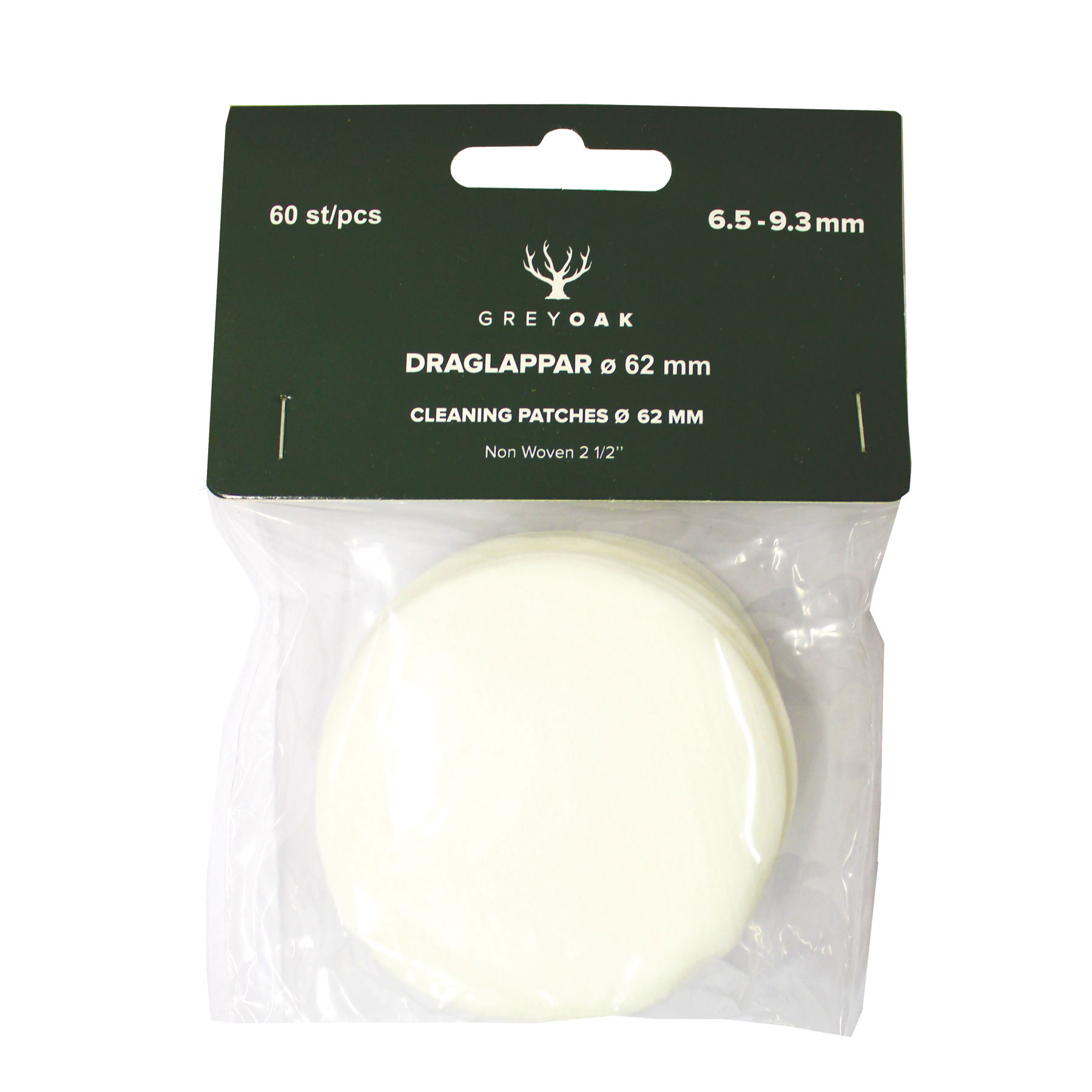 Draglappar, Ø 62- 60 st från Grey oak