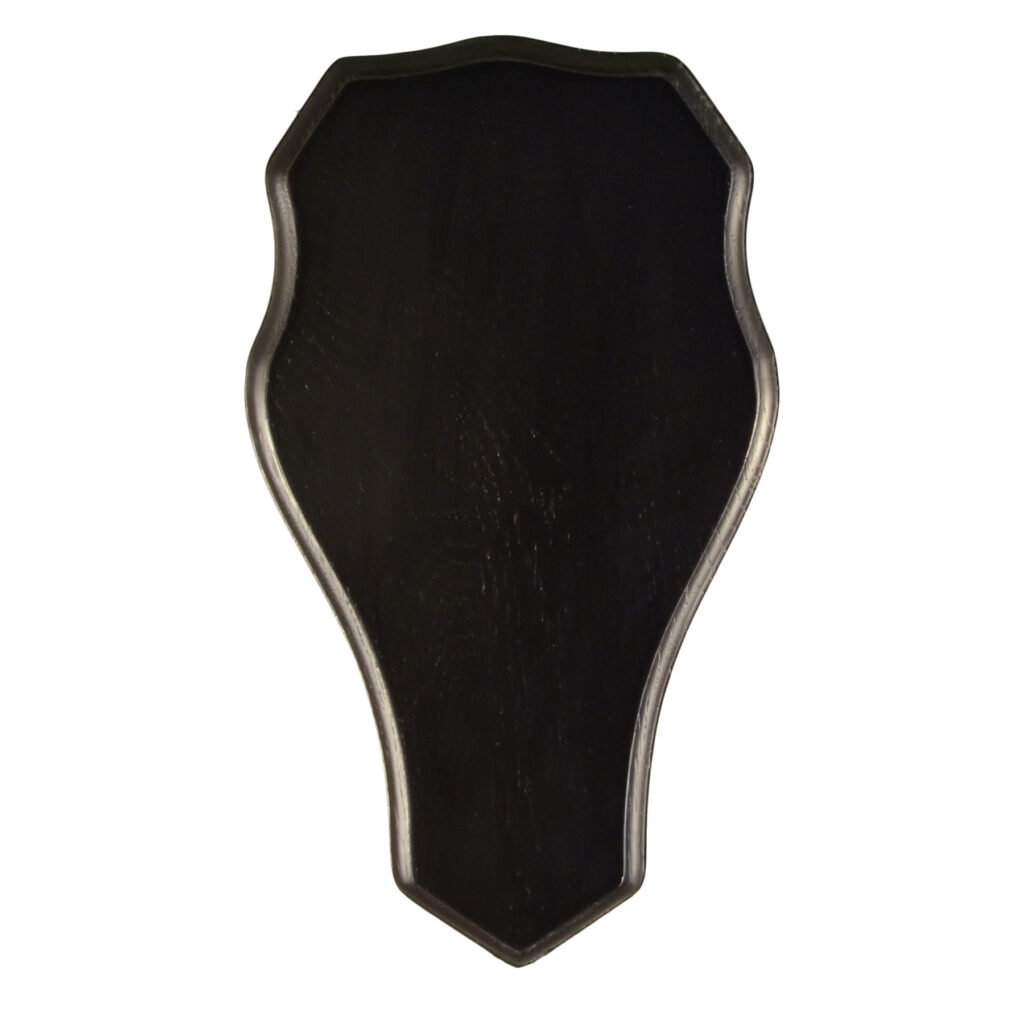 Dovhjortssköld 33x19 cm - Svart från Grey oak