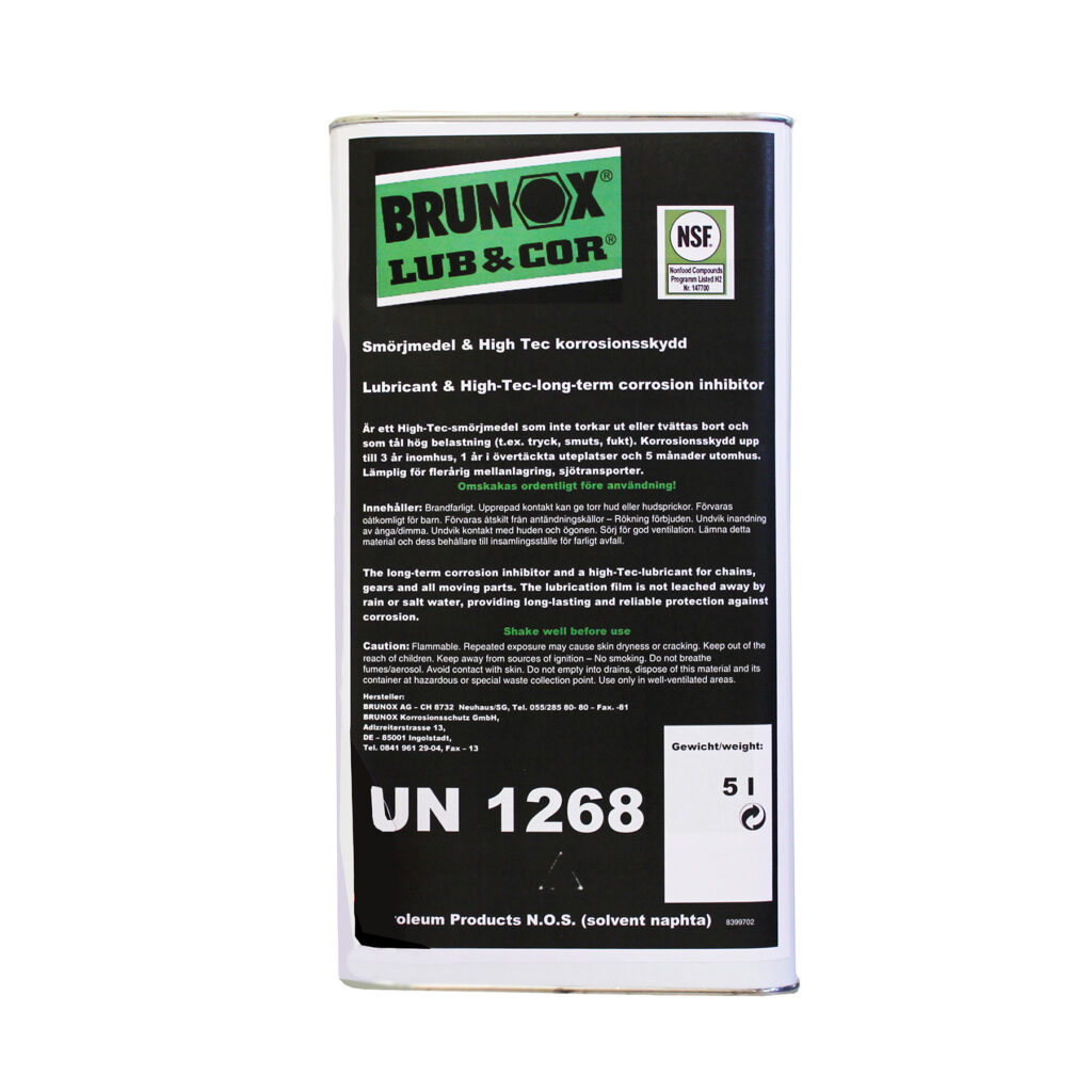 Brunox vapenolja 5 liter